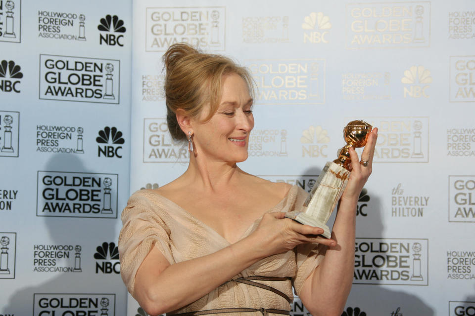 Für ihren Auftritt in "Der Teufel trägt Prada" bekam Meryl Streep einen Golden Globe als bester Schauspielerin. (Bild: GABRIEL BOUYS/AFP via Getty Images)