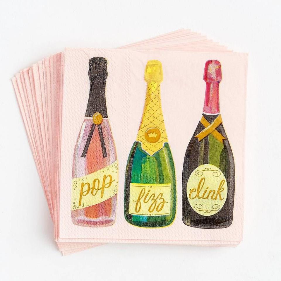 Sparkling Champagne Cocktail Napkin Set