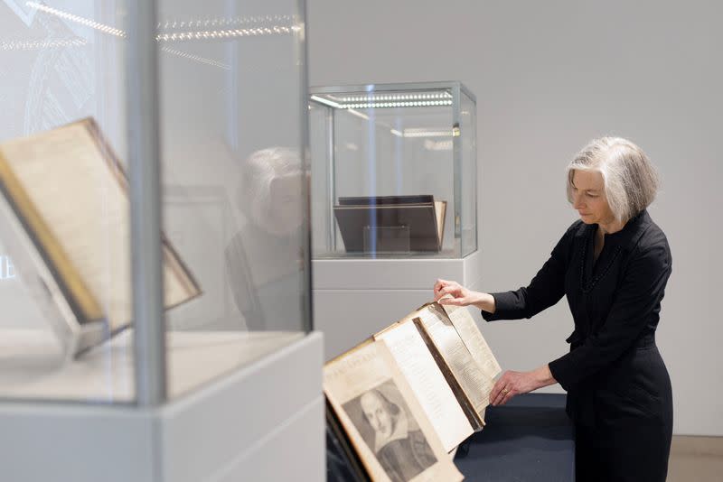 Shakespeare's First Folio on display at Christies in London