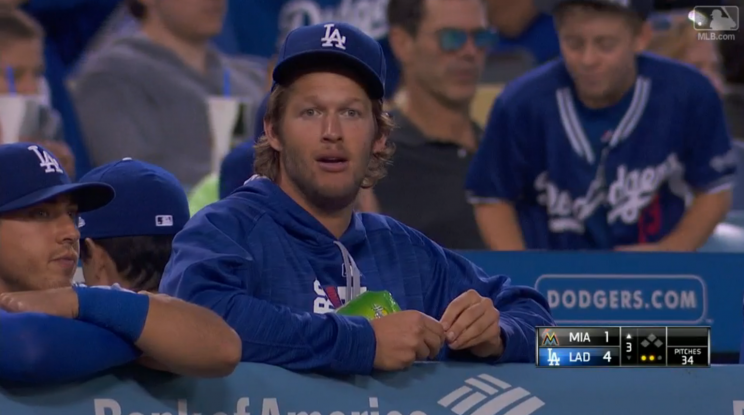 Clayton Kershaw didn't know Hyun-Jin Ryu could move like that. (MLB.com Screenshot)