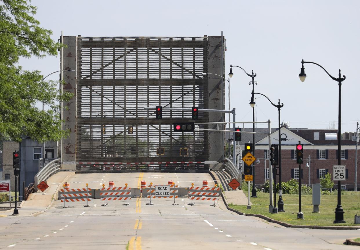 FILE - The Jackson/Oregon Street Bridge in Oshkosh is shown in this file photo from July 5, 2022.