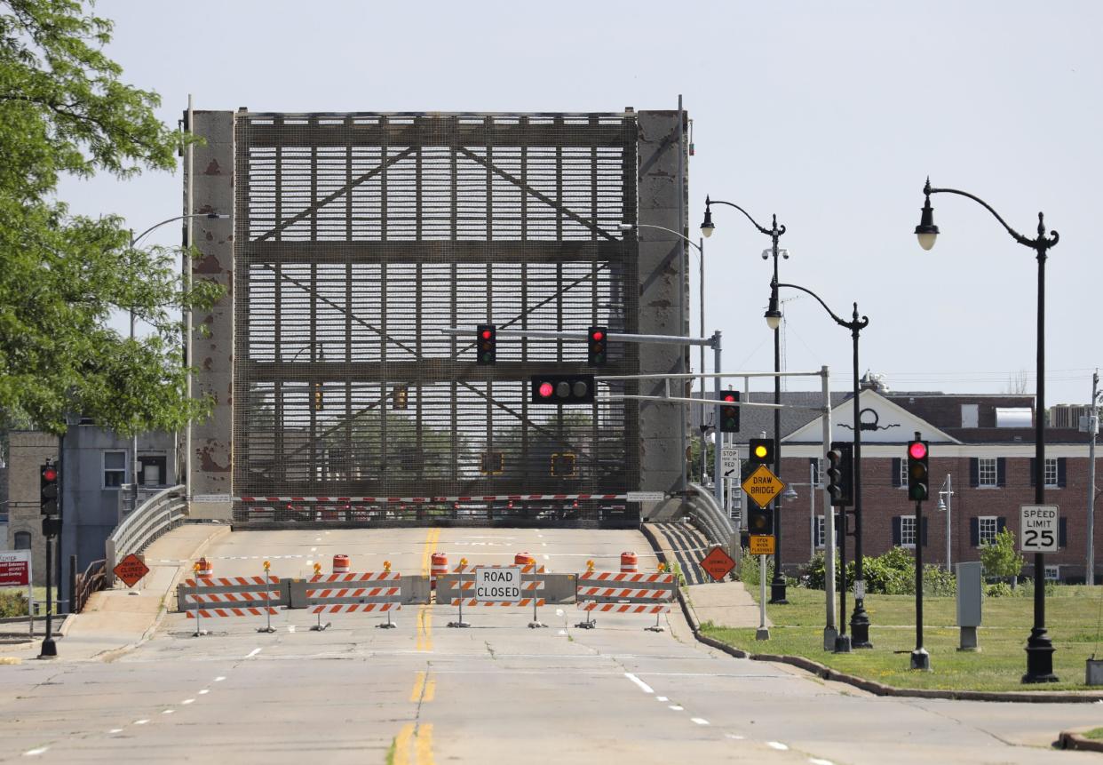 The Jackson/Oregon Street bridge is pictured July 5. The bridge is expected to close again briefly while crews re-install a gear box.