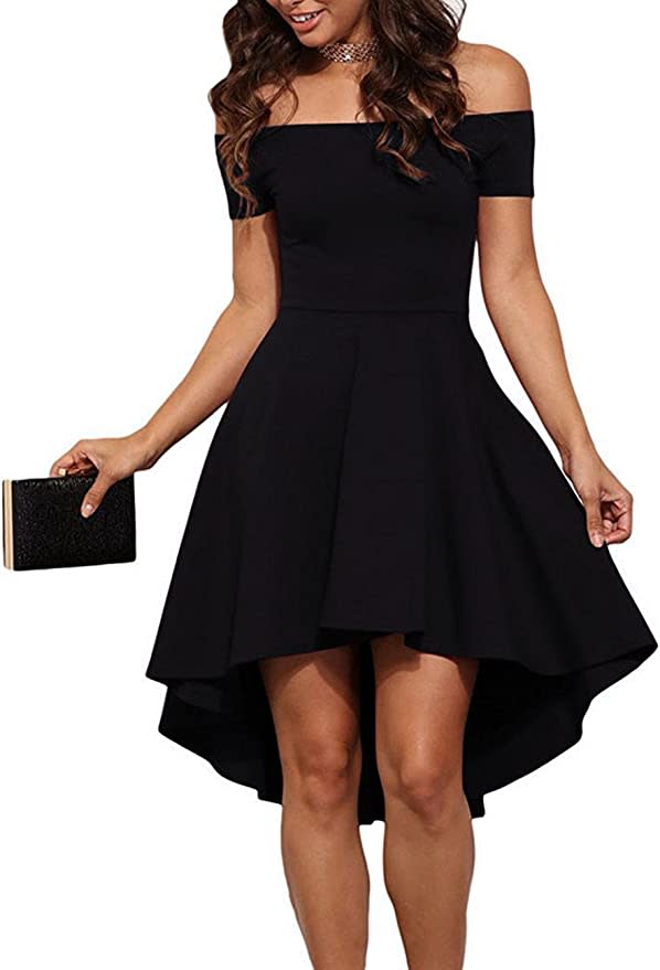 Sarin Mathews Womens Off The Shoulder Cocktail Dress