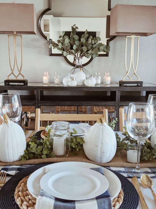 Silver Bell Tablescape - Domestically Blissful