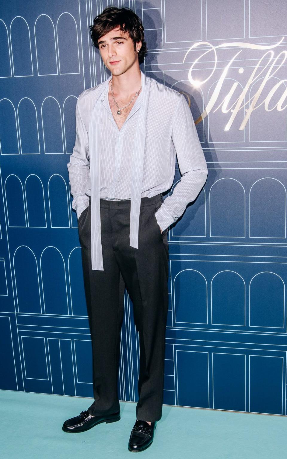 Jacob Elordi at the reopening of the Tiffany & Co. flagship store.  in New York City