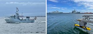 KATFISH sea testing with the Royal Danish Navy