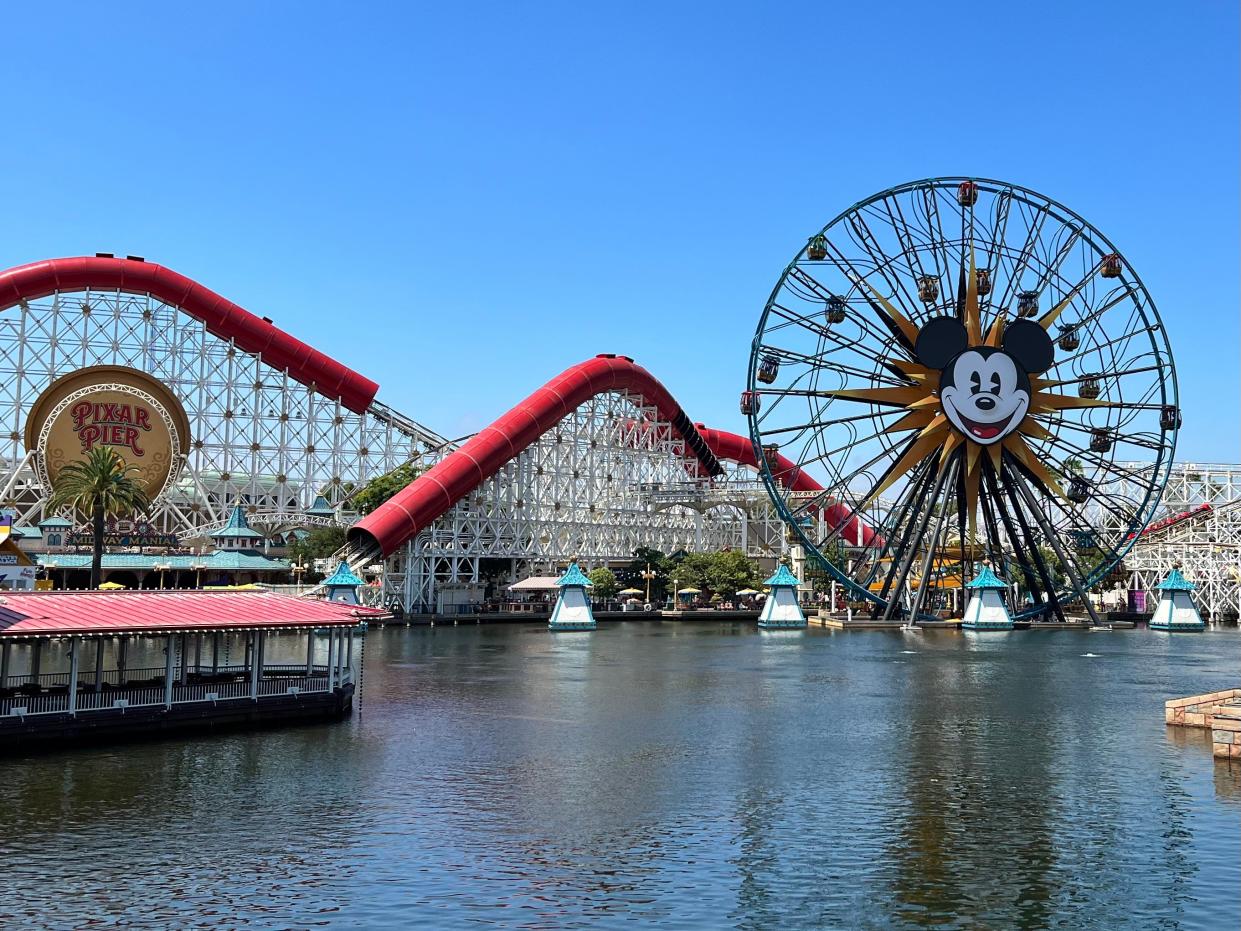 Disney California Adventure is home to Pixar Pier.