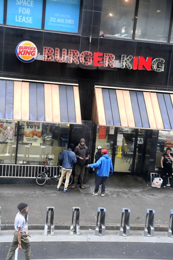 The Burger King has become an “open air drug bazaar,” according to a lawsuit. Helayne Seidman