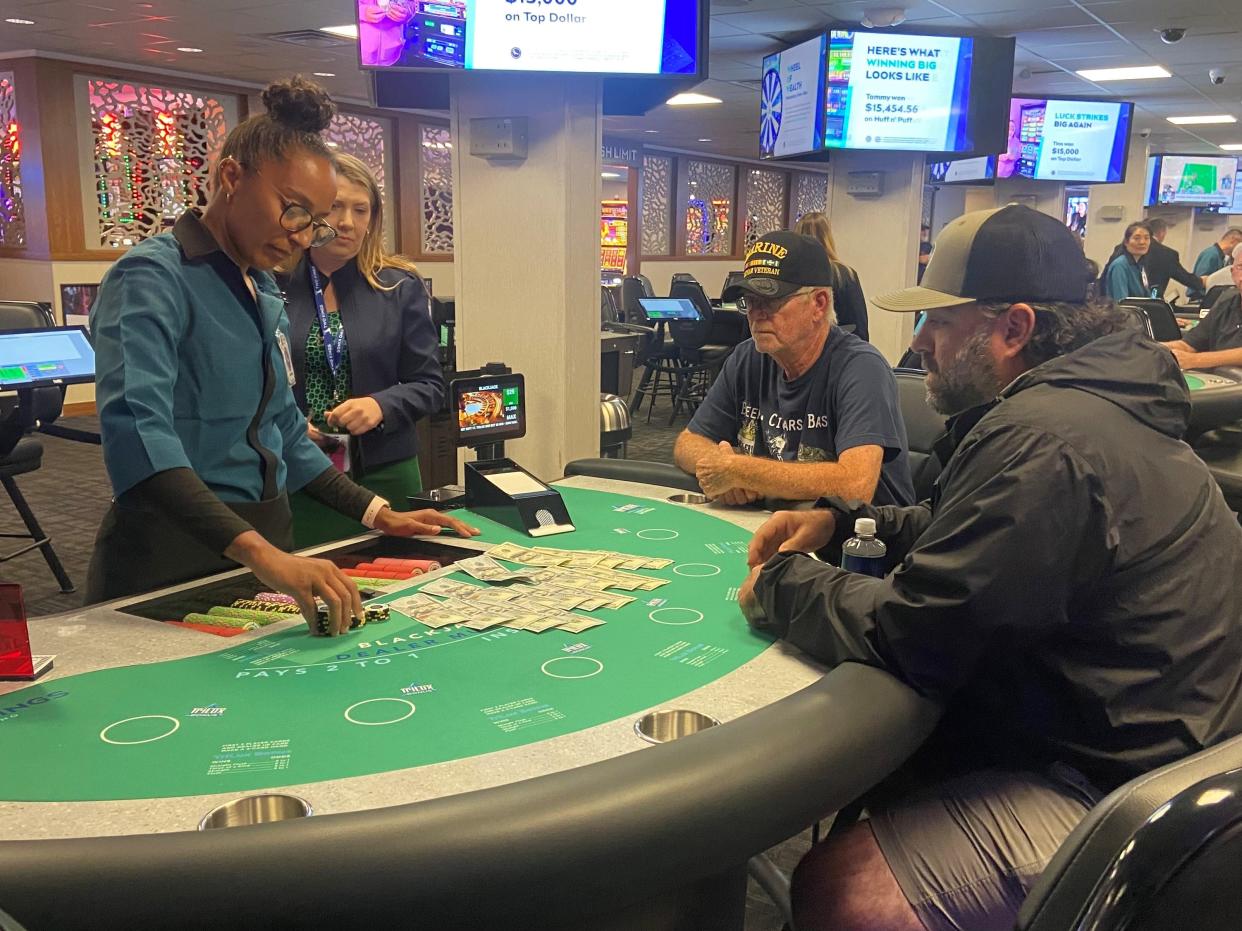 Table games have opened at the Two Kings Casino.