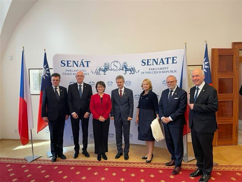 副總統當選人蕭美琴會晤捷克及立陶宛國會議長並順訪波蘭，深化我國與中東歐國家友好情誼。（圖／外交部提供)