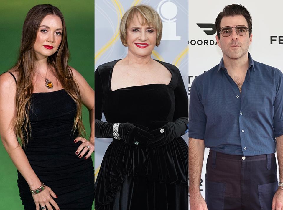 Billie Lourd, Patti Lupone, Zachary Quinto