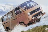 <p>If you had deep pockets and wanted a four-wheel drive pick-up or camper from Volkswagen in the 1980s, the T3 Syncro was just the thing for you. This all-wheel drive model was sold by Volkswagen through its dealers, but much of the build was undertaken by Steyr-Daimler-Puch at its factory in Graz. It was chosen by VW for its expertise in four-wheel drive, gained from building the Haflinger and Pinzgauer, and was a convenient arrangement as VW supplied diesel engines for the Pinzgauer 4x4.</p><p>When the work was completed by Steyr-Daimler-Puch, the T3s were shipped back to VW’s plant in Hanover for finishing, or camper versions were sent to Westfalia’s factory in Weidenbruk. All of this going back and forth is what made the T3 Syncro so pricey.</p>