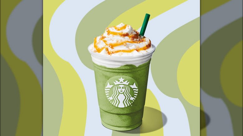 Luck of the Matcha Creme Starbucks drink