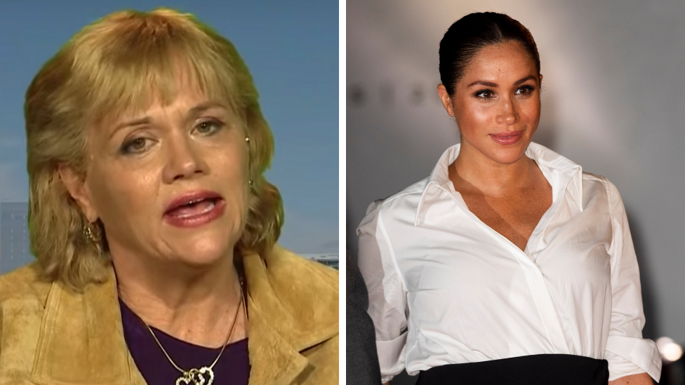 Samantha Markle has labelled her sister a ‘narcissist’ following the release of Meghan’s five-page letter to her father. [Source: Gett]