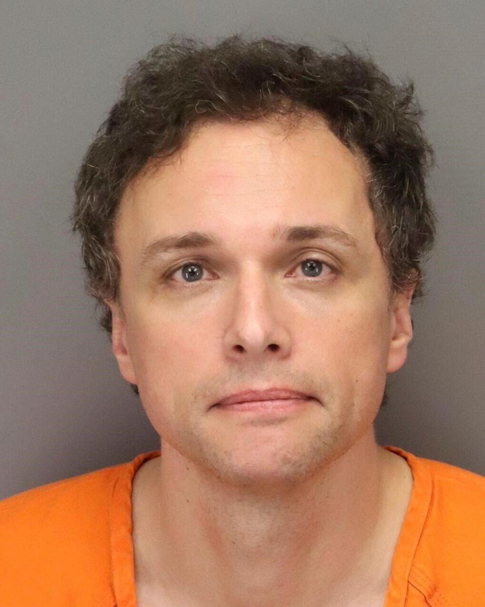 This photo provided by the Pinellas County Sheriff’s Office shows Dr. Tomasz Kosowski, who was arrested on a first-degree murder charge Saturday, March 25, 2023, by Largo Police, in Florida. The Tampa-area plastic surgeon is accused of killing a lawyer missing since last week from a firm that represents former co-workers the doctor has been suing in a business dispute.