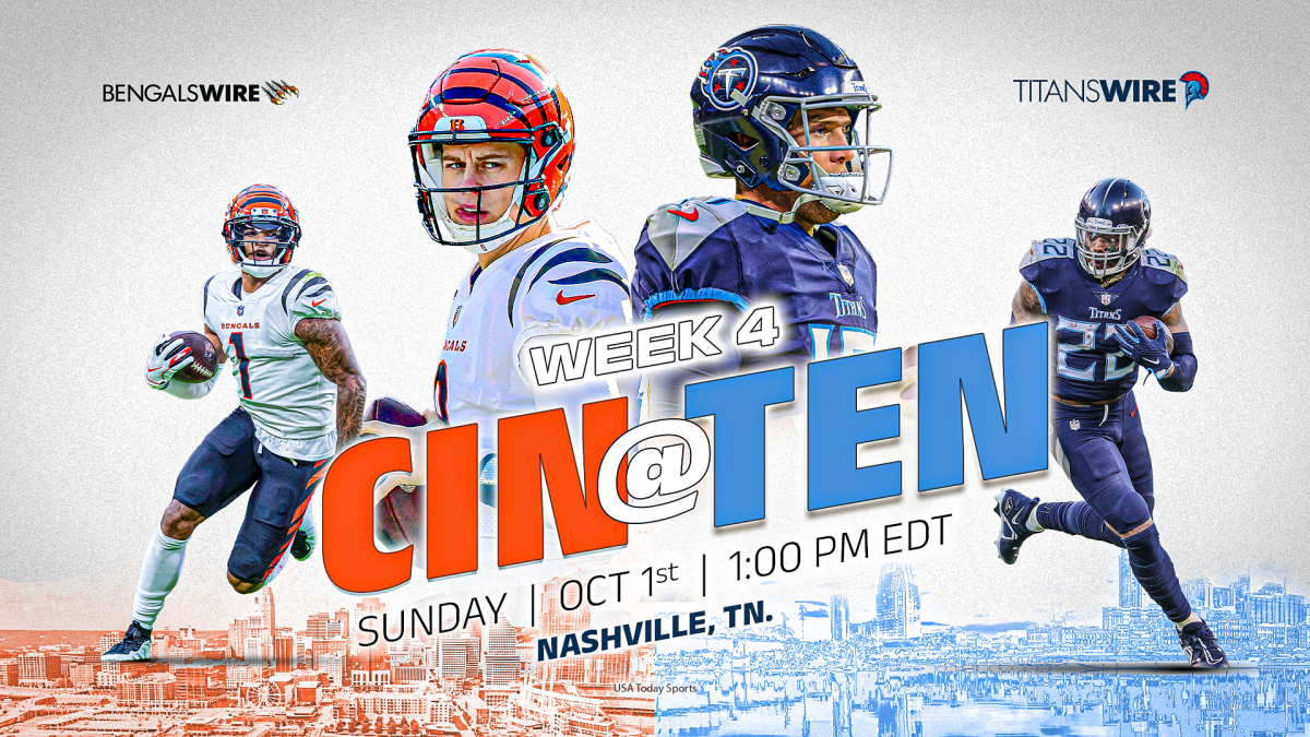 What channel is the Bengals and Titans game on today?