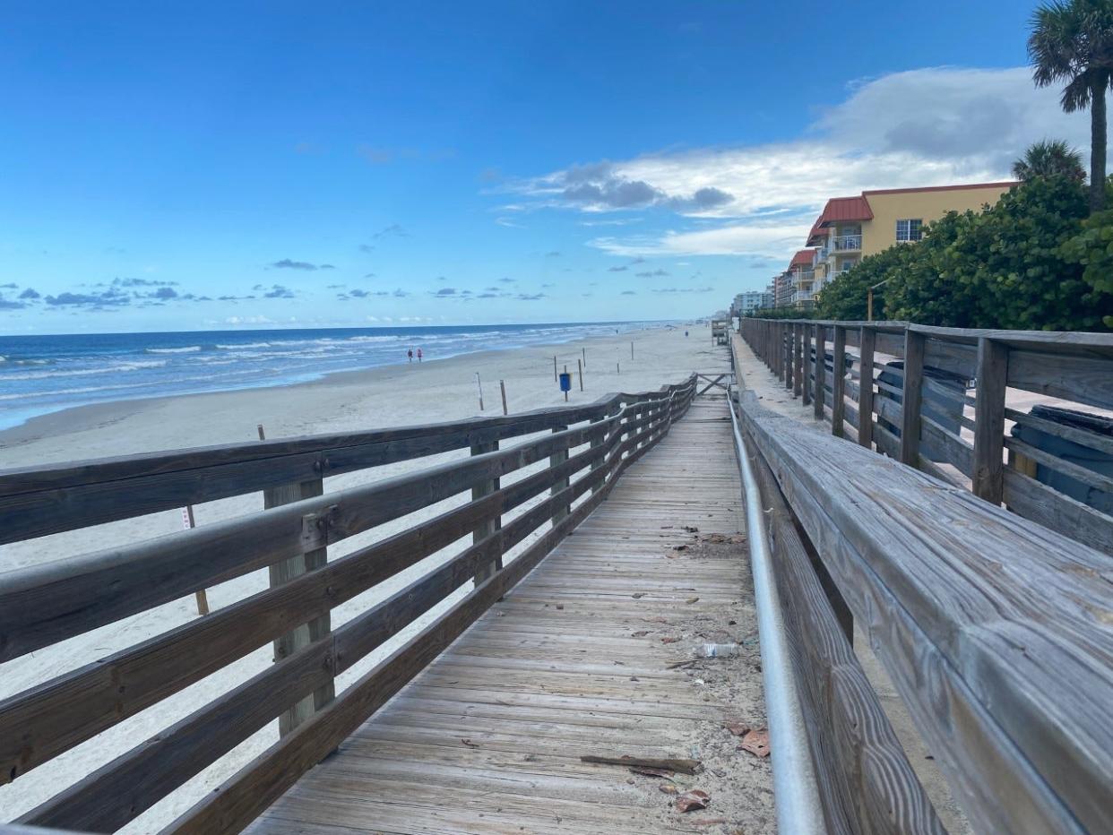 The 27th Avenue Beachfront Park handicap ramp in New Smyrna Beach has been closed since October after a storm.