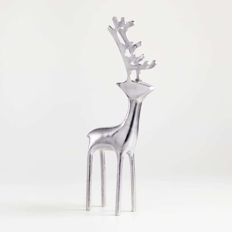 <p><a href="https://go.redirectingat.com?id=74968X1596630&url=https%3A%2F%2Fwww.crateandbarrel.com%2F21-silver-reindeer%2Fs671370&sref=https%3A%2F%2Fwww.veranda.com%2Fshopping%2Fg41497590%2Fluxury-christmas-decorating-ideas%2F" rel="nofollow noopener" target="_blank" data-ylk="slk:Shop Now;elm:context_link;itc:0;sec:content-canvas" class="link rapid-noclick-resp">Shop Now</a></p><p>Silver Reindeer</p><p>crateandbarrel.com</p><p>$69.95</p>