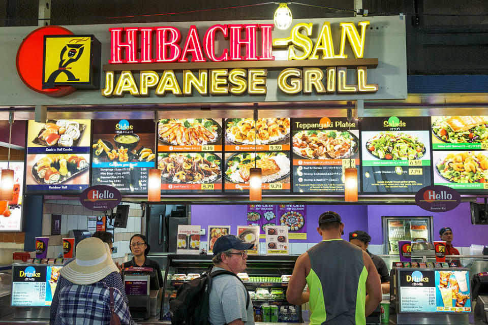 Hibachi San restaurant at a mall