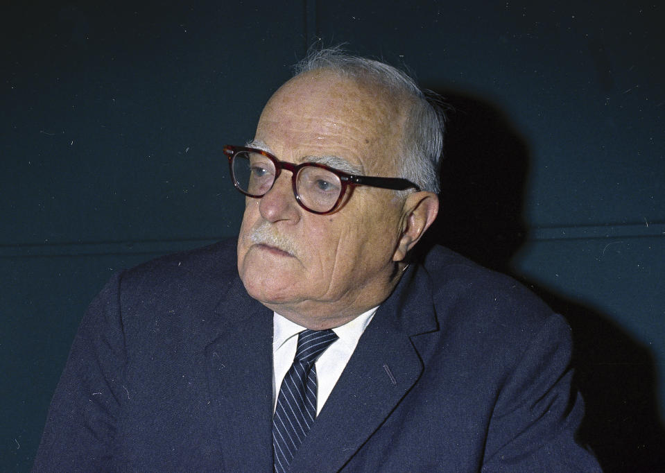 FILE - American writer and playwright Thornton Wilder is shown in March 1968. (AP Photo, File)