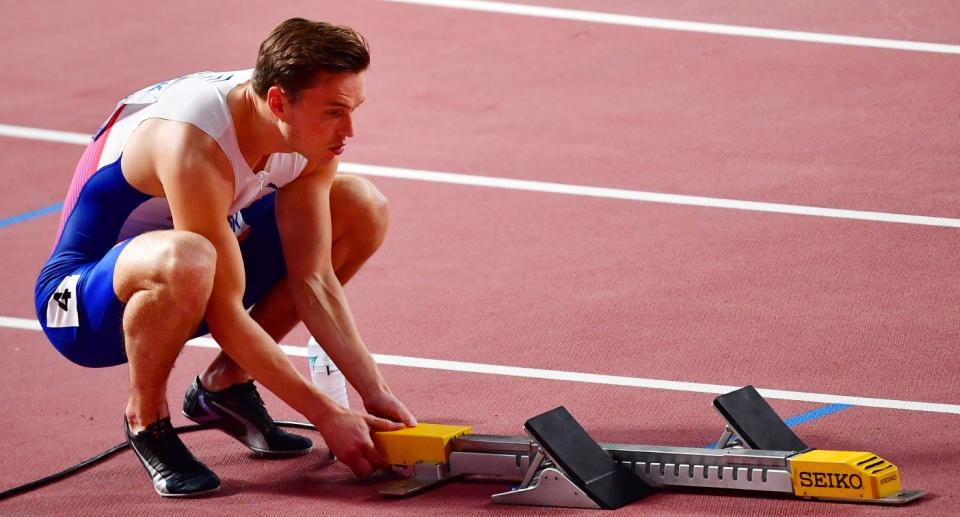 Bei der Leichtathletik-WM in Doha sind Kameras in den Startblöcken verbaut. (Bild: Getty Images)