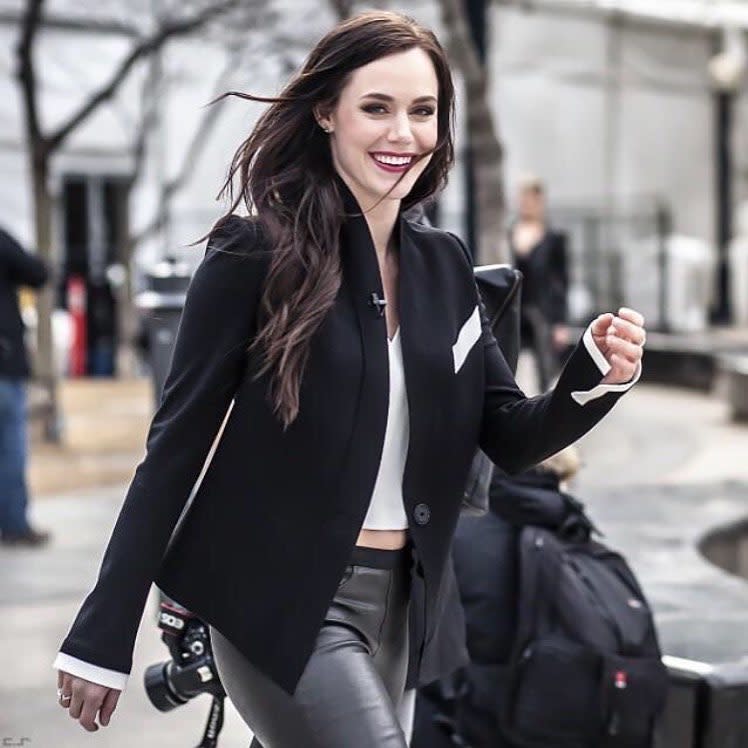 <p>Tessa and Scott won their first gold medal together at the 2010 Games in Vancouver and followed it up with two silver medals in Sochi. (Photo via Instagram/tessavirtue17) </p>