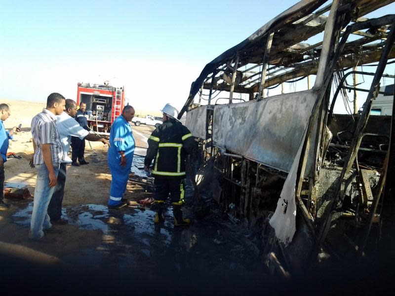 Vor allem Busse waren zuletzt immer wieder Ziele von Anschlägen auf der Sinai-Halbinsel. Foto: Almasry Alyoum/Archiv