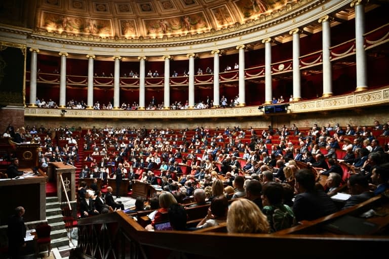 L'Assemblée nationale à Paris le 19 juillet 2022  - Christophe ARCHAMBAULT © 2019 AFP