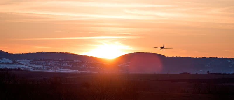 A longer range drone is seen in this handout picture