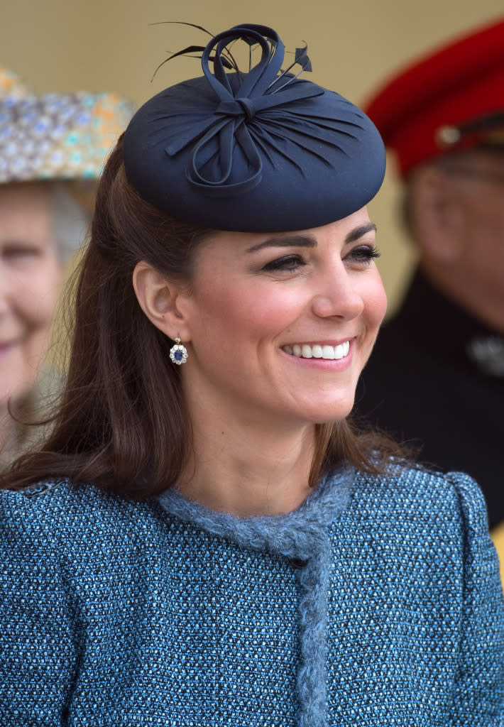 Kate Middleton Sapphire and Diamond Earrings