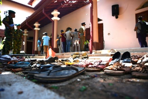 The churches targeted included St Sebastian's in Negombo, north of the capital