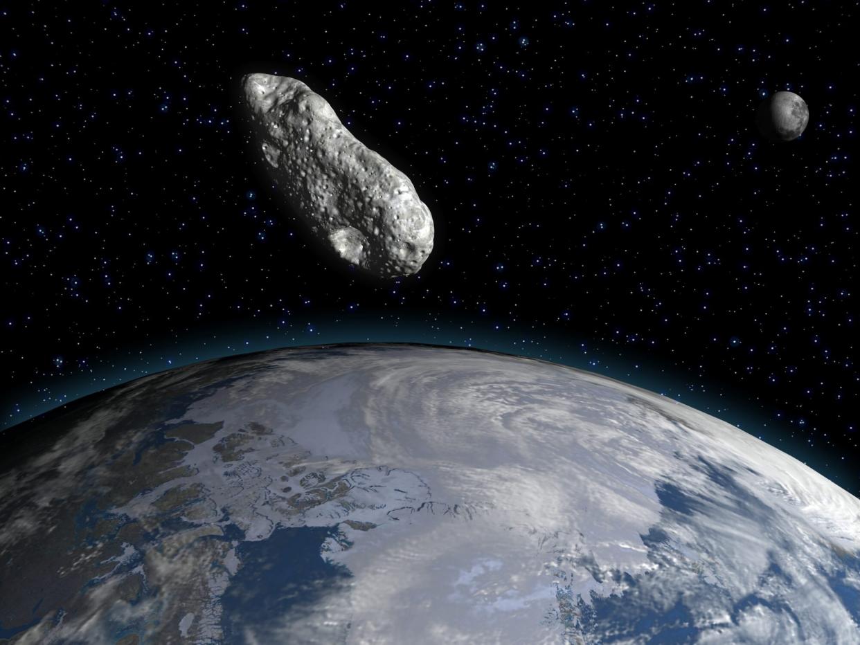 large asteroid passing earths orbit