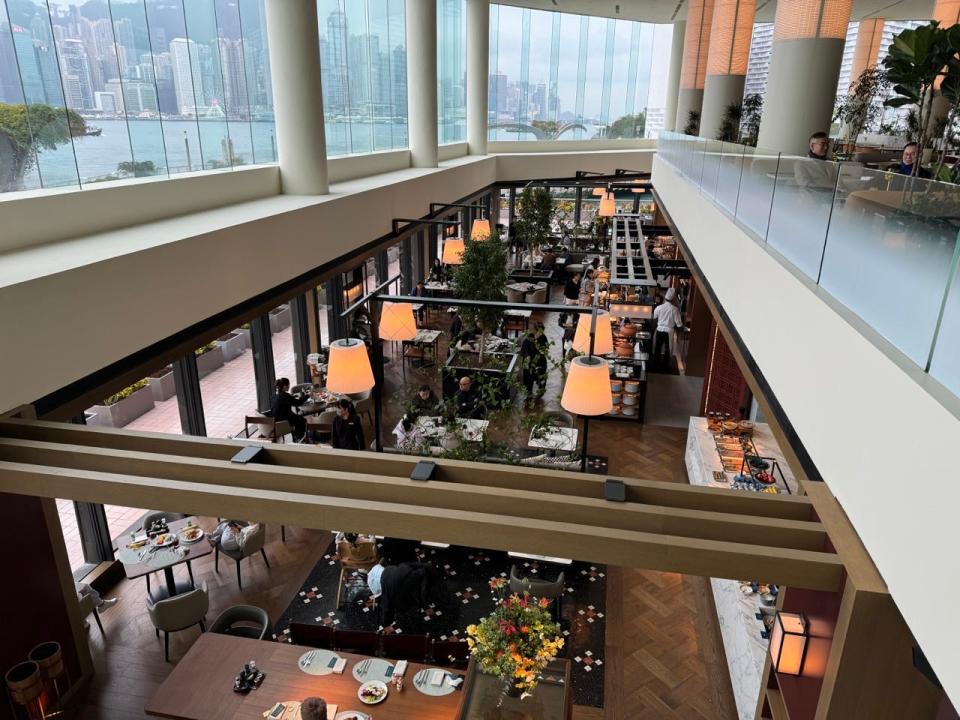 Overview of seating area in Regent Hong Kong 