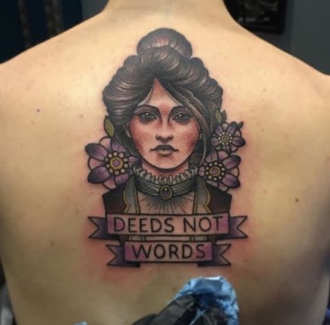 Deeds not words