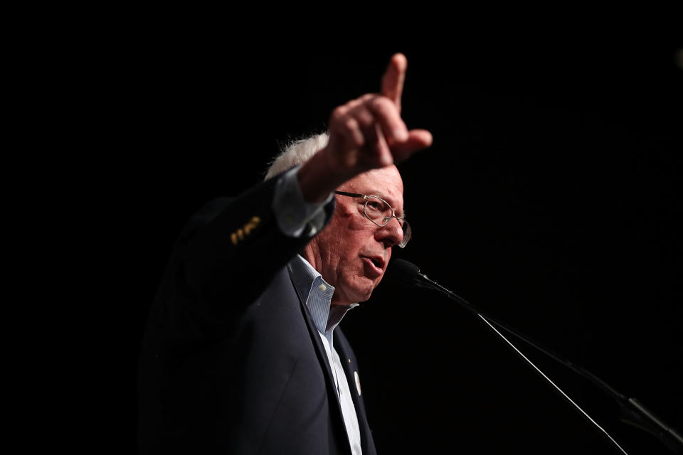 Sen. Bernie Sanders' donor list from his 2016 presidential campaign is only powerful when associated with the senator, his strategists say. (Photo: Joe Raedle/Getty Images)
