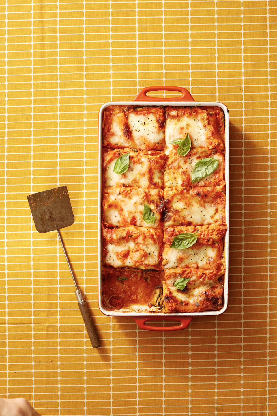 Grilled Vegetable Lasagna with Ricotta-Tomato Sauce