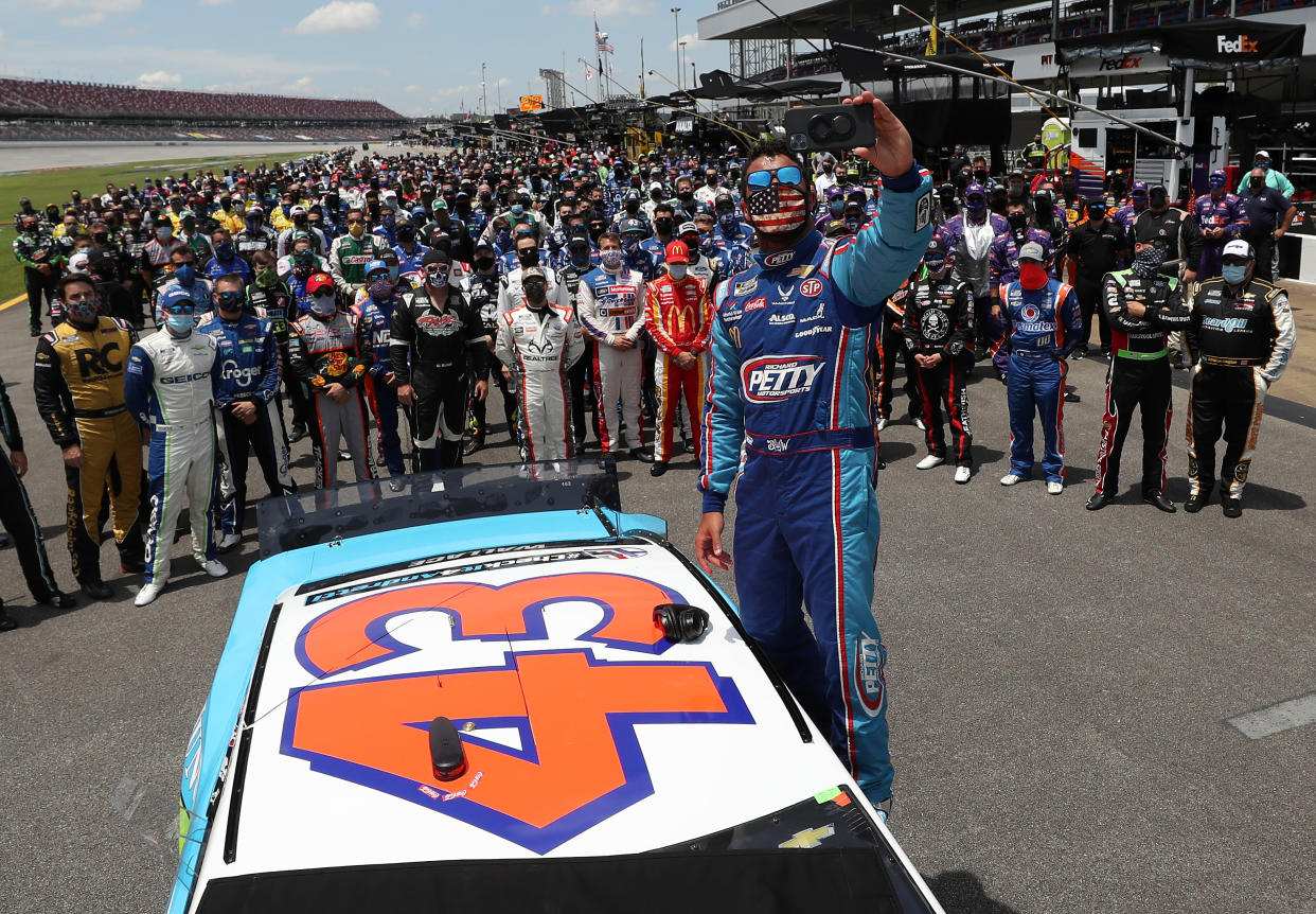 Monday was a major day in NASCAR history. (Photo by Chris Graythen/Getty Images)