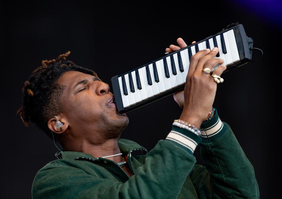 Jon Batiste, pictured here at the 2023 Bourbon and Beyond music festival, is coming to Knoxville for the 2024 Big Ears Festival. Batiste comes from a dynasty of New Orleans musicians and took home five Grammys in 2022.