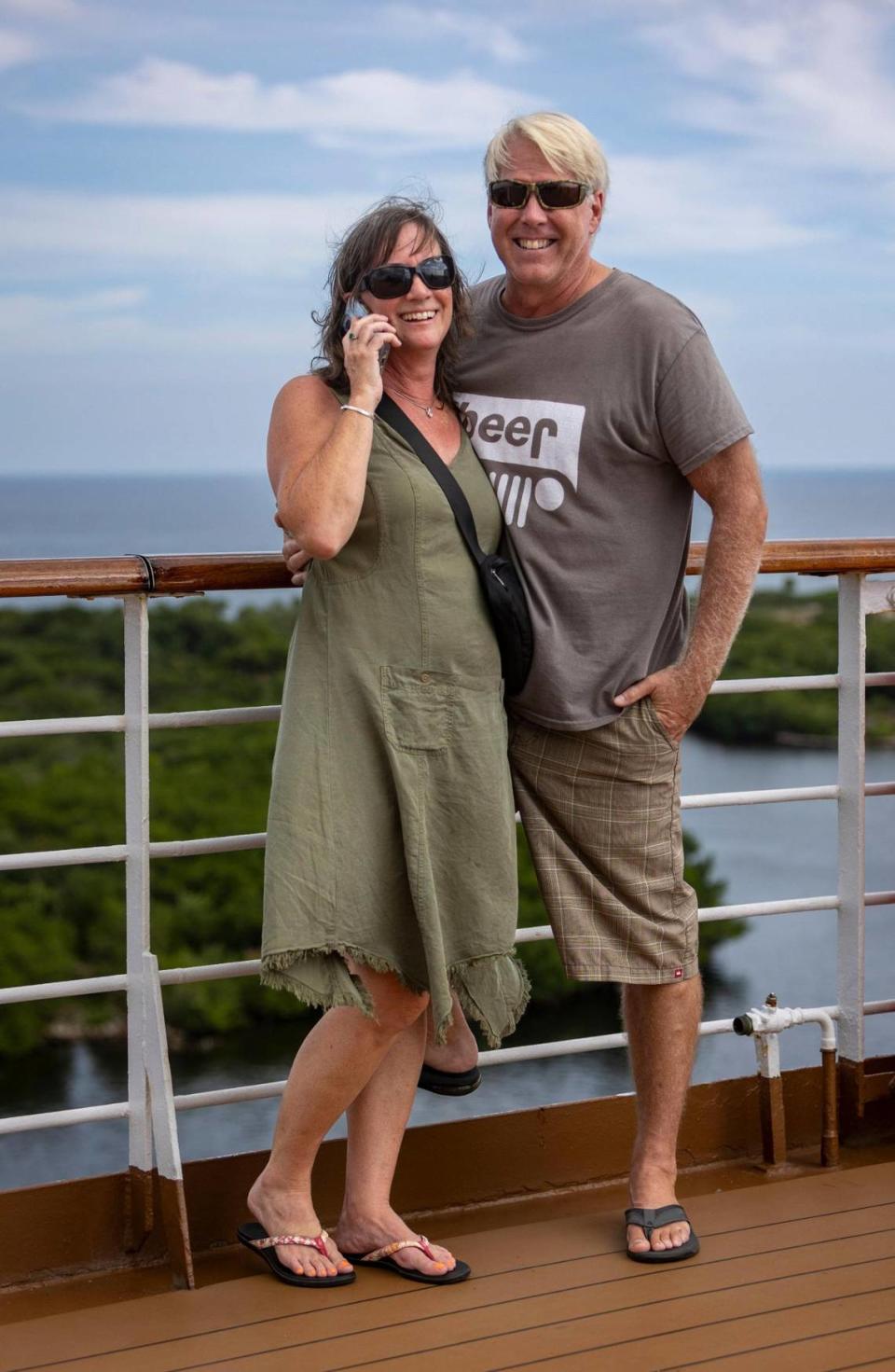 Richard Hahn and his wife, Tina Hahn, of Navarre, left on Oct. 10, 2023 on the first leg of three voyages on the Zuiderdam. In total, the couple will be at sea for 215 days, resuming life on land in May 2024.