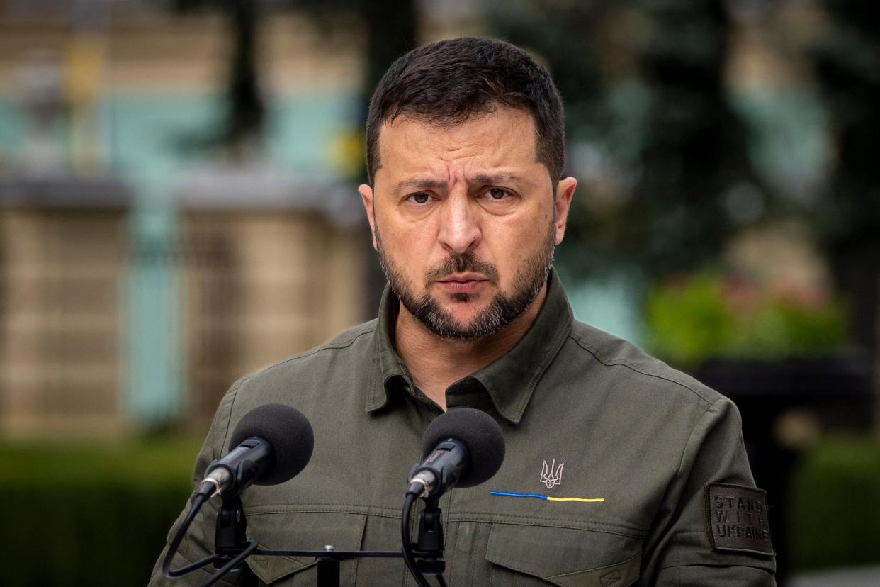 Zelensky is determined Kyiv’s efforts to regain territory will continue by any means possible (Ritzau Scanpix/AFP via Getty Ima)