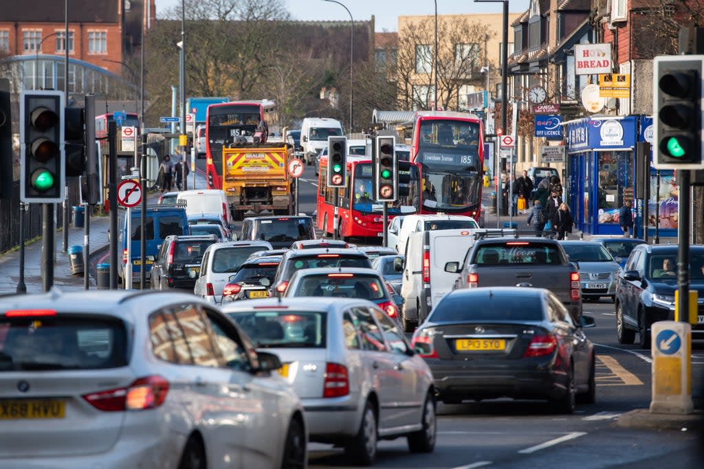 London needs to charge motorists by the mile to hit climate change targets, according to Mayor Sadiq Khan (Dominic Lipinski/PA) (PA Archive)