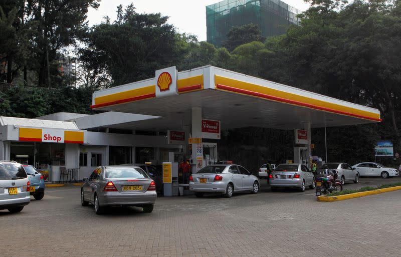 FILE PHOTO: A general view of the Shell fuel station along Valley Road in Nairobi