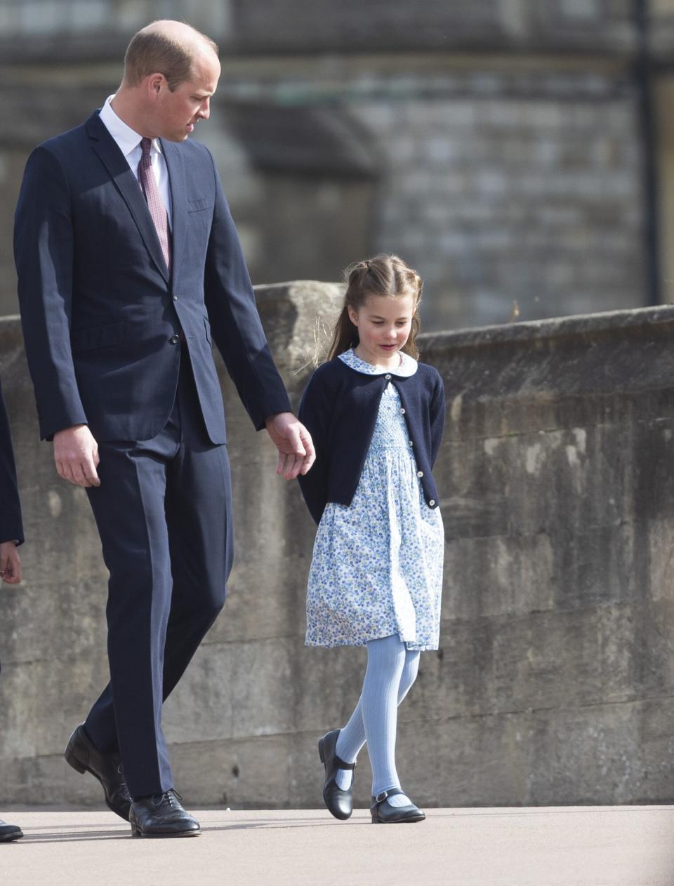 Prince William and Kate Middleton St. George's Chapel Easter Service