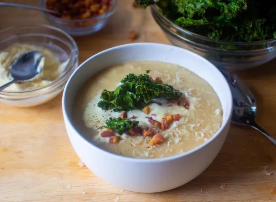 white bean potato soup