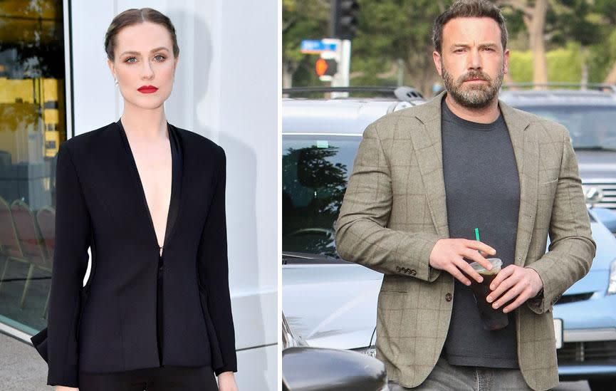 Actress Evan Rachel Wood has slammed Ben Affleck for a comment he made 20 years ago about kissing a guy on screen. Source: Getty