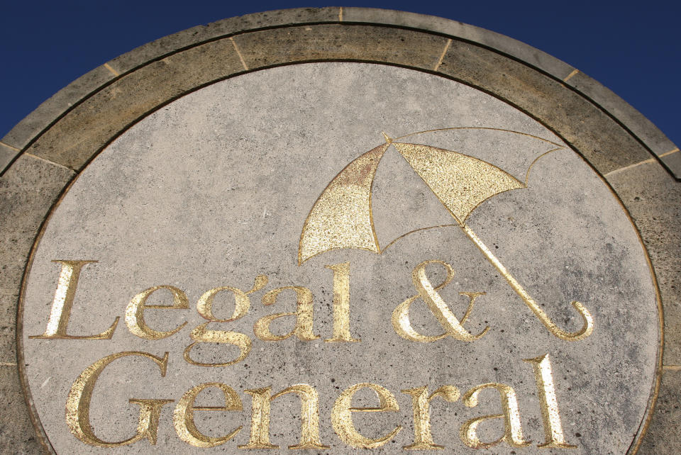 General view of a sign at the offices of Legal and General, in Kingswood, Surrey.   (Photo by Dominic Lipinski/PA Images via Getty Images)
