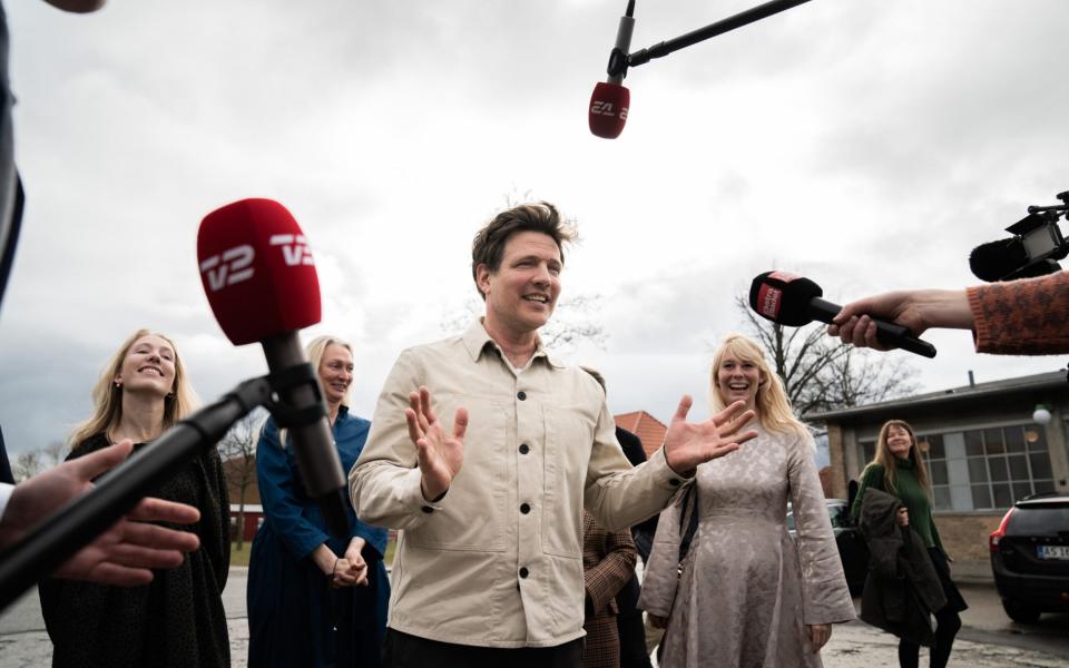 Thomas Vinterberg after receiving a surprise Best Director nomination - Emil Helms/EPA-EFE/Shutterstock