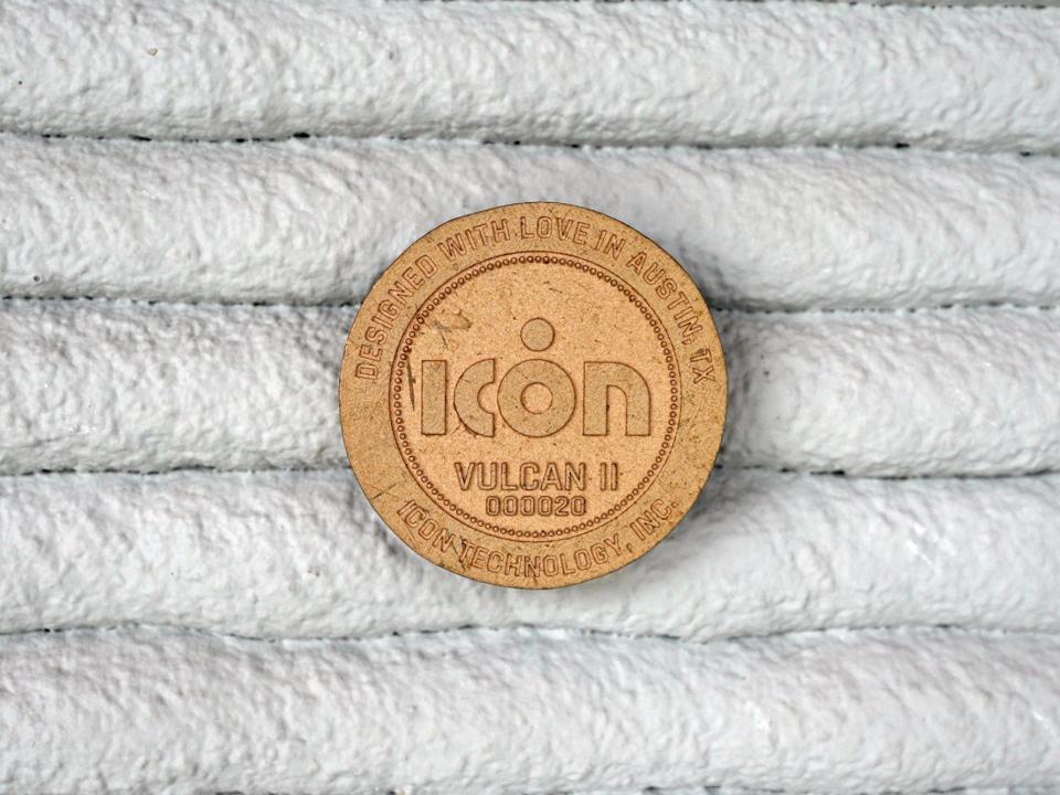 a bronze badge that reads Icon Vulcan