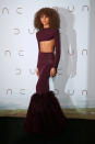 <p> Zendaya really breaks out her coolest, most architectural fashion for <em>Dune</em> events. This purple two-piece was designed by Alaïa's creative director Pieter Mulier for their Spring/Summer 2022 collection; Law Roach called her a "grown woman" (with video of the star set to Beyoncé's "Grown Woman," obviously). Fluffy on the top (look at that gorgeous hair!) and bottom, fitted through the body, it's one of those "only Zendaya could do this" outfits. </p>