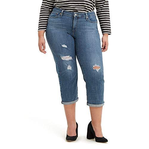 37) Women's Plus-Size New Boyfriend Jeans